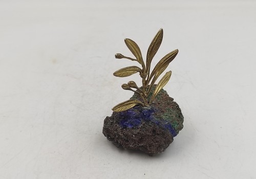 Διακοσμητικό ελιά με Αζουρίτη Διακοσμητικό ελιά με Αζουρίτη