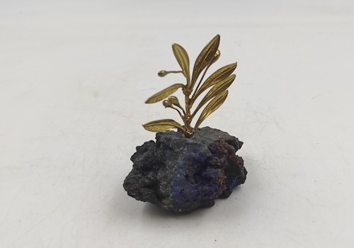 Διακοσμητικό ελιά με Αζουρίτη Διακοσμητικό ελιά με Αζουρίτη