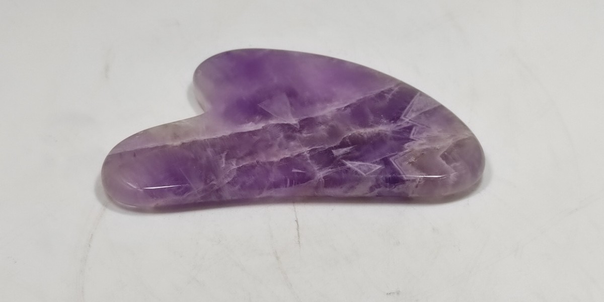 Gua Sha Αμέθυστου – Φυσικός Λίθος