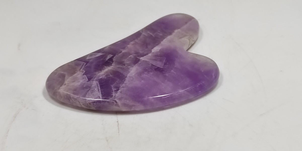 Gua Sha Αμέθυστου – Φυσικός Λίθος