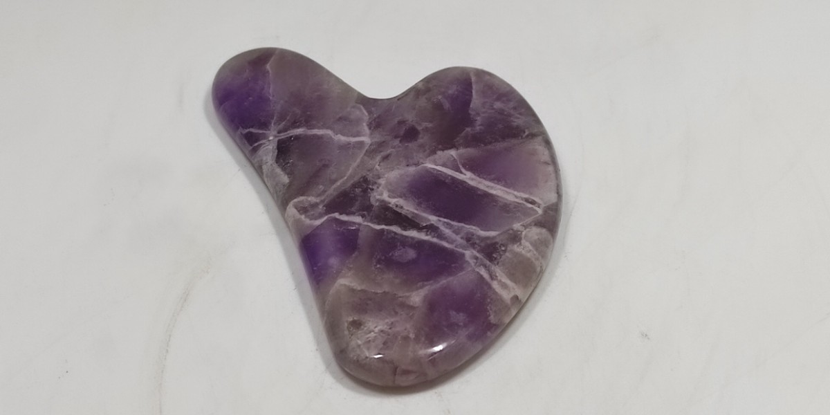 Gua Sha Αμέθυστου – Φυσικός Λίθος