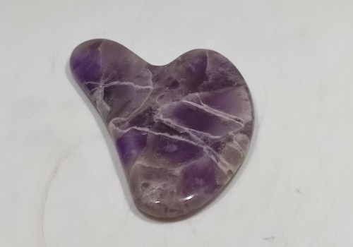 Gua Sha Αμέθυστου – Φυσικός Λίθος