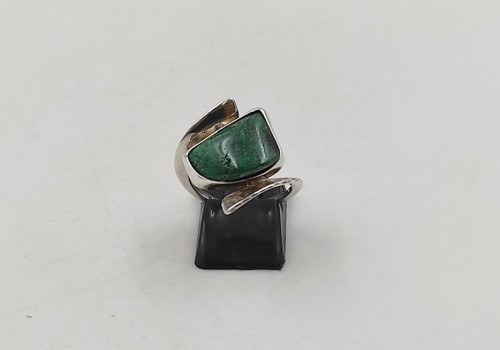 Χειροποίητο δαχτυλίδι από ασημί 925 με Σμιστονίτη