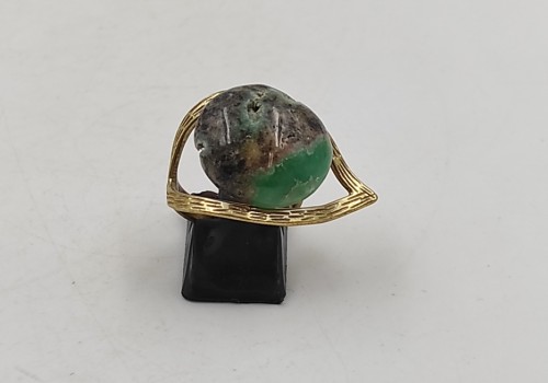 Χειροποίητο δαχτυλίδι  bronze με Σμιστονίτη