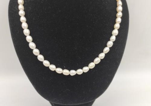 Κολιέ από ασήμι με Μαργαριτάρι Κολιέ από ασήμι με Μαργαριτάρι