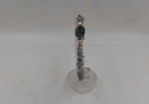 Xειροποίητο βραχιόλι από επίχρυσο ατσάλι με Αβεντουρίνη φθορίτη και Αιματίτη Xειροποίητο βραχιόλι από επίχρυσο ατσάλι με Αβεντουρίνη φθορίτη και Αιματίτη