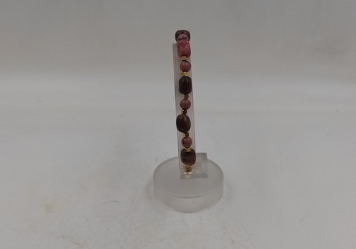 Xειροποίητο βραχιόλι από επίχρυσο ατσάλι με Ροδονίτη Ροδοχρώσιτη και Αιματίτη Xειροποίητο βραχιόλι από επίχρυσο ατσάλι με Ροδονίτη Ροδοχρώσιτη και Αιματίτη