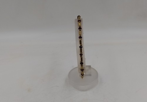 Xειροποίητο βραχιόλι από επίχρυσο ατσάλι με Γρανάτη και Αιματίτη Xειροποίητο βραχιόλι από επίχρυσο ατσάλι με Γρανάτη και Αιματίτη