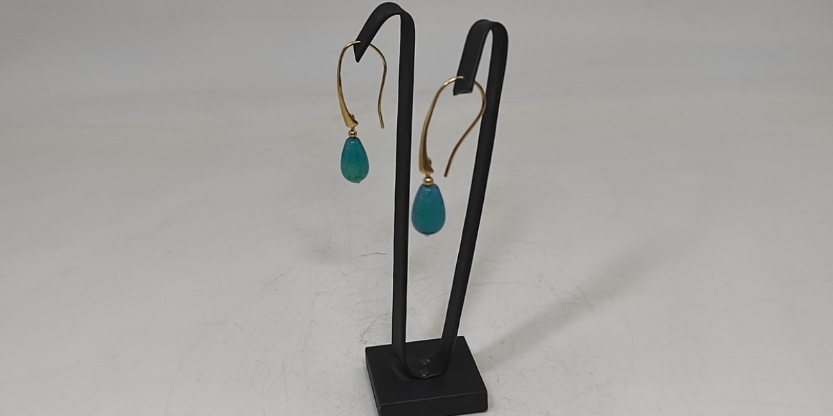 Χειροποίητα σκουλαρίκια από ασήμι 925 επιχρυσωμένο  με Αχάτη