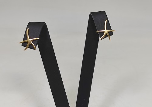 Χειροποίητα σκουλαρίκια από ασήμι 925 επιχρυσωμένο