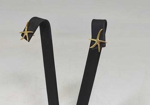 Χειροποίητα σκουλαρίκια από ασήμι 925 επιχρυσωμένο