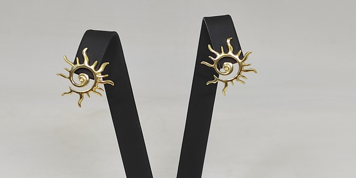 Χειροποίητα σκουλαρίκια από ασήμι 925 επιχρυσωμένο Χειροποίητα σκουλαρίκια από ασήμι 925 επιχρυσωμένο