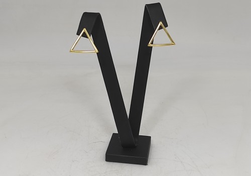 Χειροποίητα σκουλαρίκια από ασήμι 925 επιχρυσωμένο