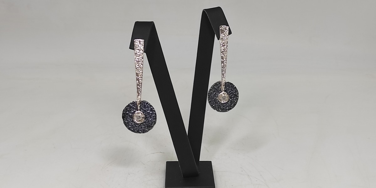 Χειροποίητα σκουλαρίκια από ασήμι 925 με Ζιργκον Χειροποίητα σκουλαρίκια από ασήμι 925 με Ζιργκον