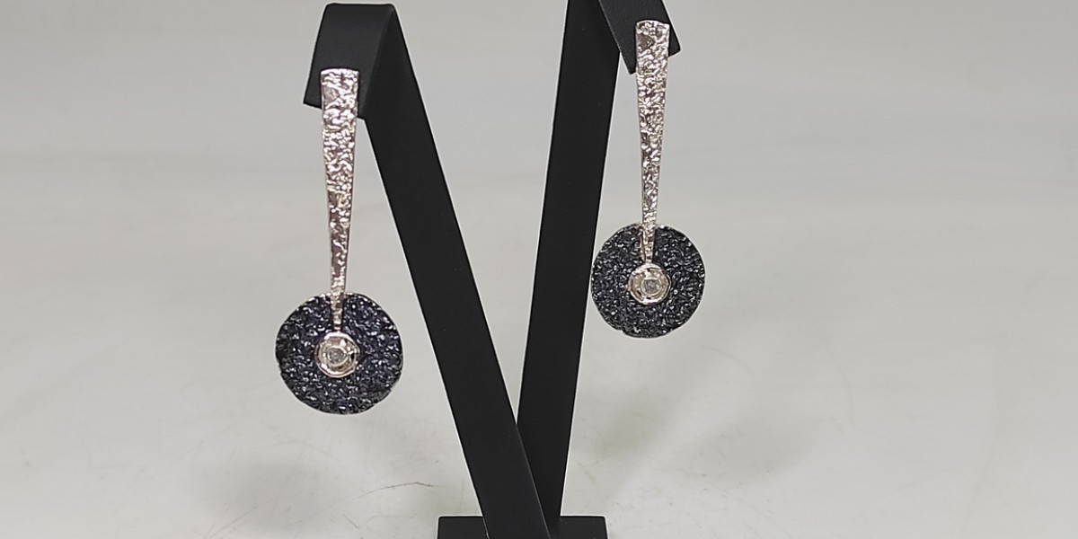 Χειροποίητα σκουλαρίκια από ασήμι 925 με Ζιργκον Χειροποίητα σκουλαρίκια από ασήμι 925 με Ζιργκον