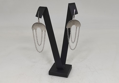 Χειροποίητα σκουλαρίκια από ασήμι 925