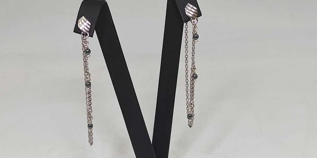 Χειροποίητα σκουλαρίκια από ασήμι 925 με Αιματίτη Χειροποίητα σκουλαρίκια από ασήμι 925 με Αιματίτη