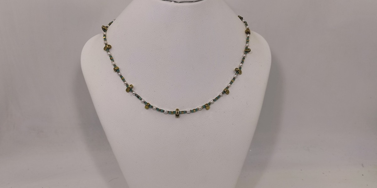 Κολιέ με Μαργαριτάρι, Αραγωνίτης & Αιματίτης Κολιέ με Μαργαριτάρι, Αραγωνίτης & Αιματίτης