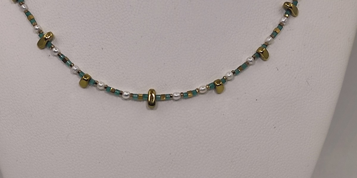 Κολιέ με Μαργαριτάρι, Αραγωνίτης & Αιματίτης Κολιέ με Μαργαριτάρι, Αραγωνίτης & Αιματίτης