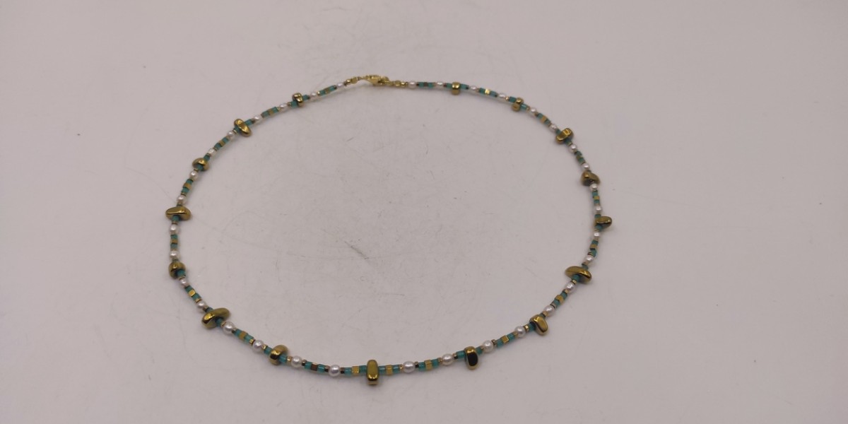 Κολιέ με Μαργαριτάρι, Αραγωνίτης & Αιματίτης Κολιέ με Μαργαριτάρι, Αραγωνίτης & Αιματίτης