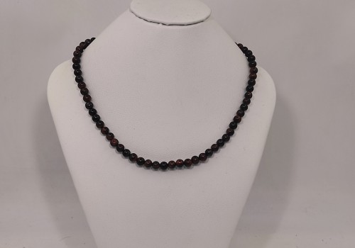 Κολιέ Μάτι Ταύρου από Επίχρυσο Ασήμι 925