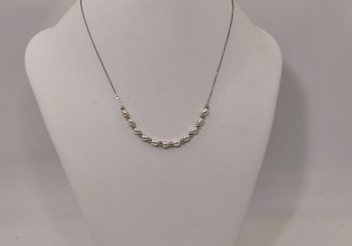 Κολιέ Επίχρυσο Ασήμι 925 με Mother of Pearl