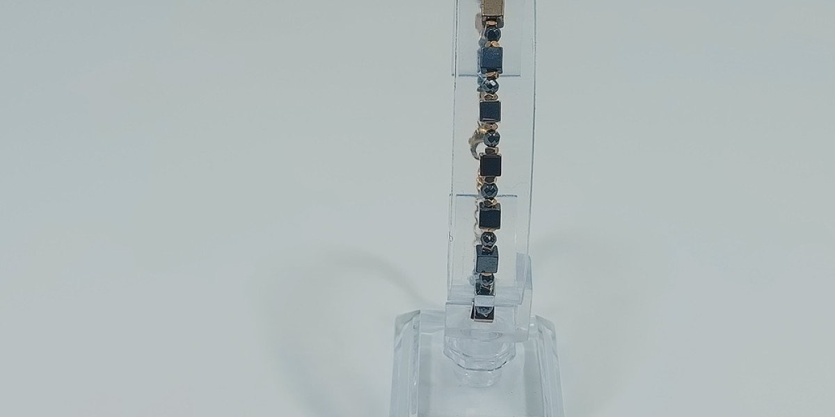 Βραχιόλι Ατσάλι με Αιματίτη