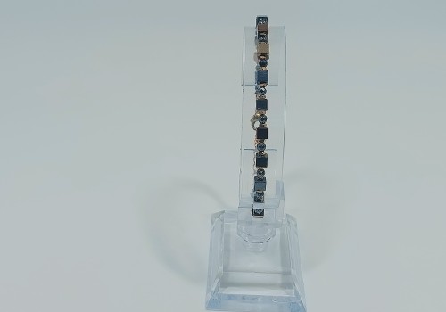 Βραχιόλι Ατσάλι με Αιματίτη