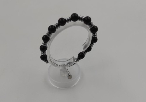 χειροποίητο βραχιόλι από ατσάλι με αιρον ταγκερ και αιματίτη χειροποίητο βραχιόλι από ατσάλι με αιρον ταγκερ και αιματίτη