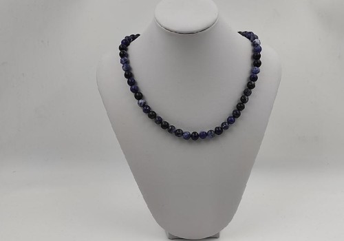 κολιέ από ασίμη με σοδαλίτη 