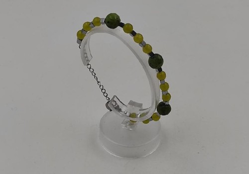 χειροποίητο βραχιόλι με ζαντ, αιματίτη και νεφρίτη