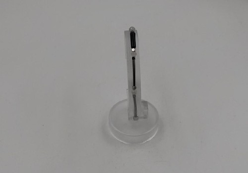 χειροποίητο βραχιόλι από ατσάλι με φεγγαρόπετρα και όνυχα 