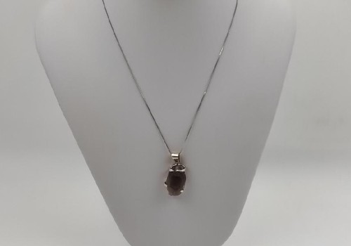 Χειροποίητο μενταγιόν από ασημί με καπνία