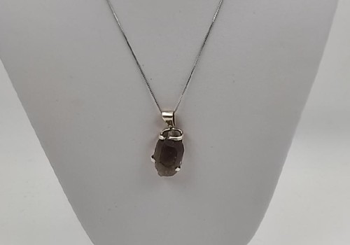 Χειροποίητο μενταγιόν από ασημί με καπνία