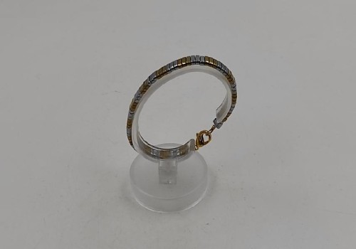 χειροποίητο βραχιόλι από ατσάλι με αιματίτη χειροποίητο βραχιόλι από ατσάλι με αιματίτη