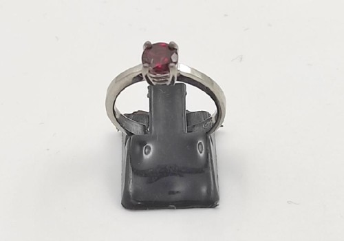 Χειροποίητο δαχτυλίδι από ασημί 925 με Γρανάτη
