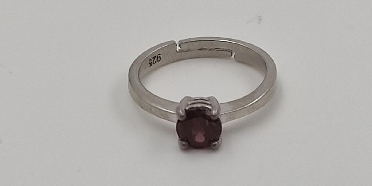 Χειροποίητο δαχτυλίδι από ασημί 925 με Γρανάτη