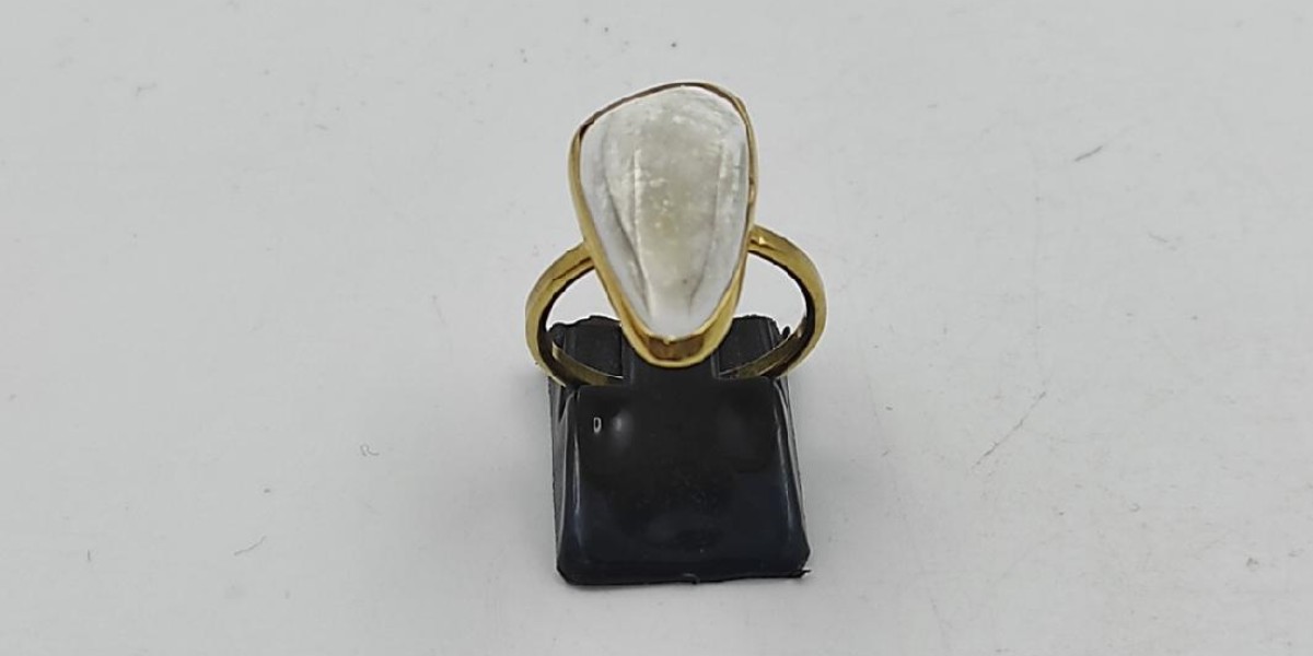 Χειροποίητο δαχτυλίδι επίχρυσο από ασημί 925 με Μαγνησίτη
