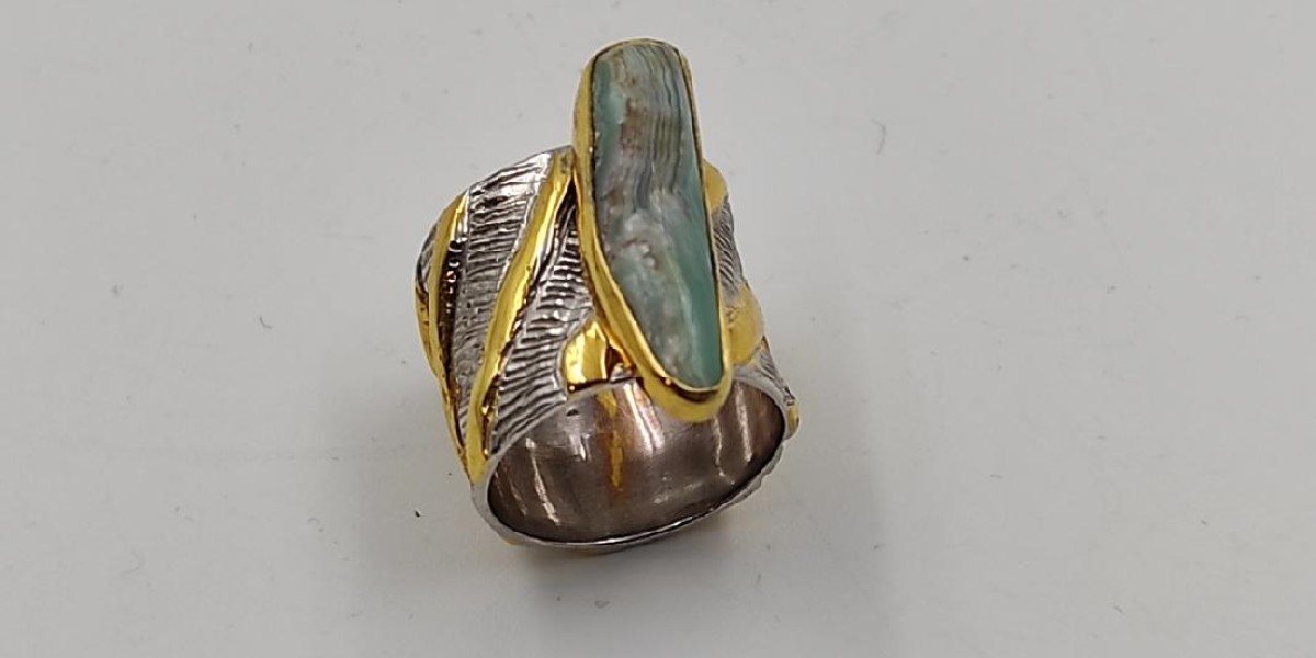 Χειροποίητο δαχτυλίδι από ασημί 925 με Σμιστονίτη
