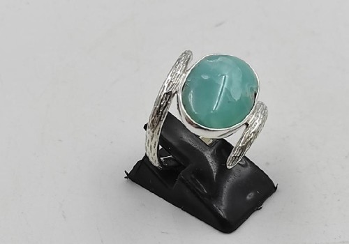 Χειροποίητο δαχτυλίδι από ασημί 925 με Σμιστονίτη Χειροποίητο δαχτυλίδι από ασημί 925 με Σμιστονίτη