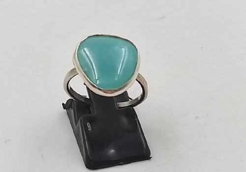 Χειροποίητο δαχτυλίδι από ασημί 925 με Σμιστονίτη