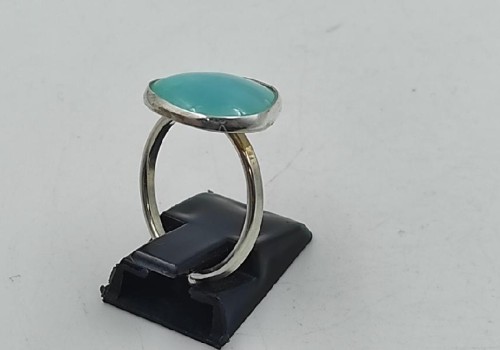 Χειροποίητο δαχτυλίδι από ασημί 925 με Σμιστονίτη Χειροποίητο δαχτυλίδι από ασημί 925 με Σμιστονίτη