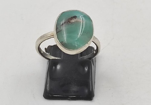 Χειροποίητο δαχτυλίδι από ασημί 925 με Σμιστονίτη