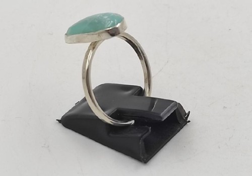 Χειροποίητο δαχτυλίδι από ασημί 925 με Σμιστονίτη