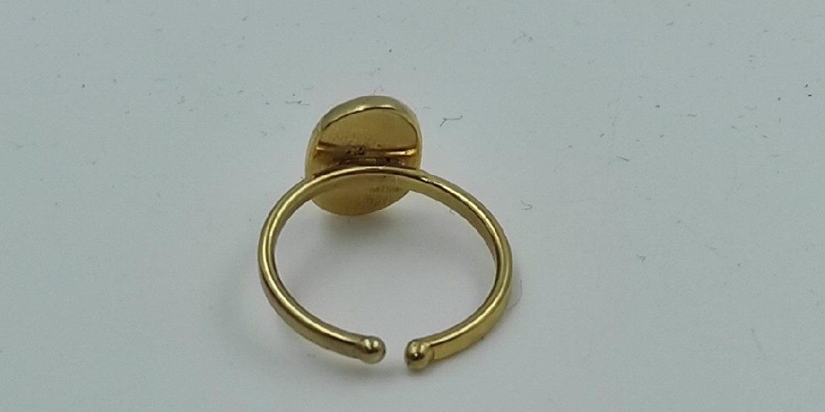 Χειροποίητο δαχτυλίδι επίχρυσο από ασημί 925 με Σμιστονίτη