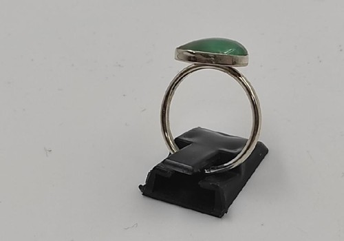 Χειροποίητο δαχτυλίδι από ασημί 925 με Σμιστονίτη Χειροποίητο δαχτυλίδι από ασημί 925 με Σμιστονίτη